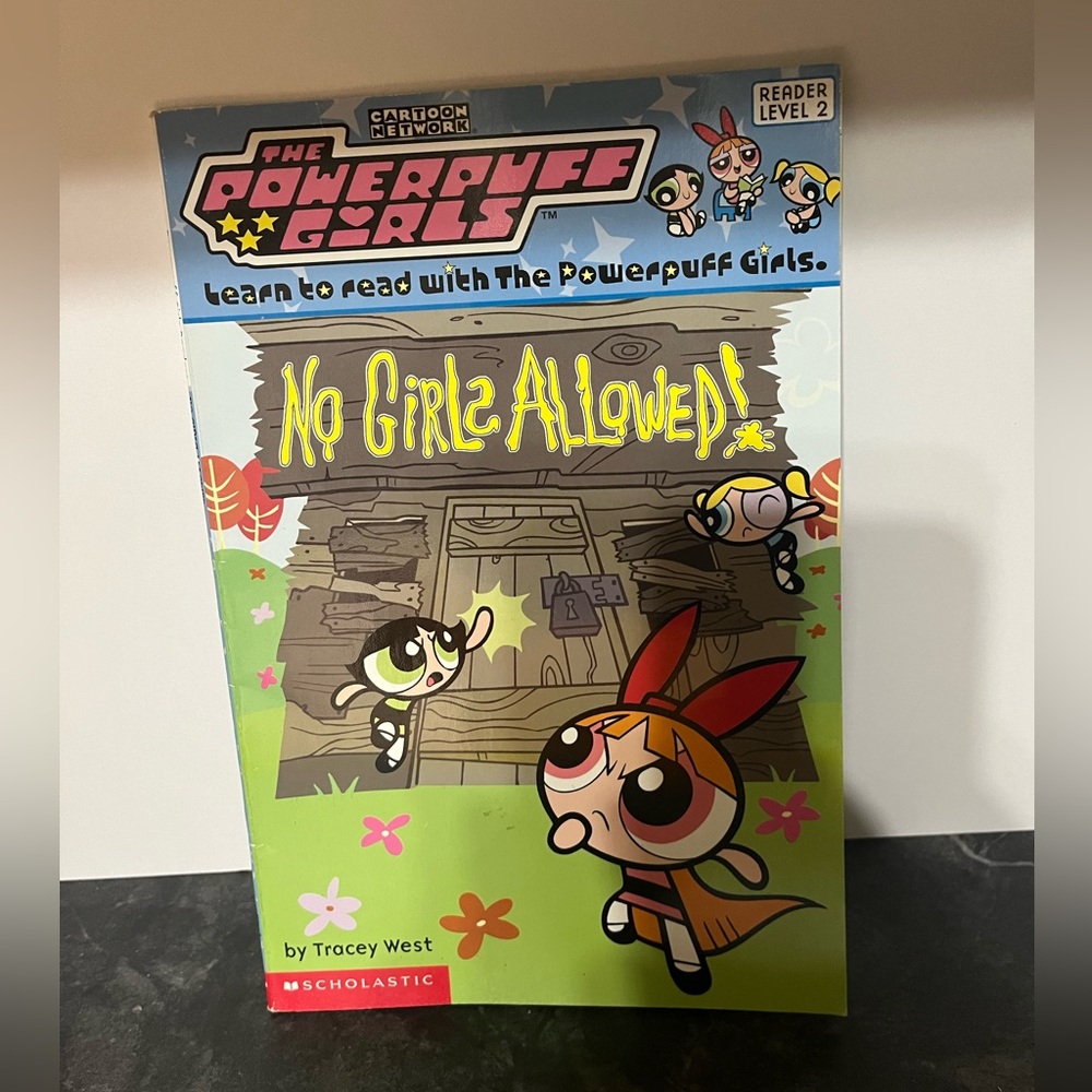 Scholastic 2001 PowerPuff Girls ‘No Boys Allowed’ Book EUC
